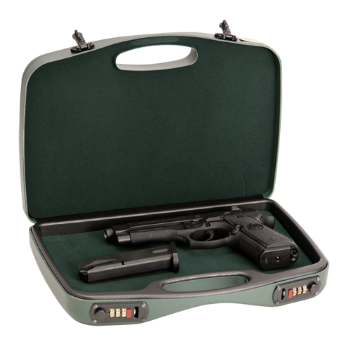 Pistolenkoffer aus ABS-Kunststoff, Pist.Kof. 32x19x7, grün V, Ansicht 2