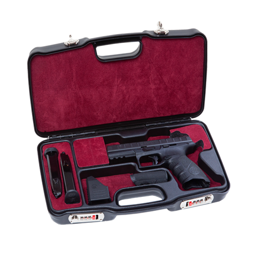Pistolenkoffer aus Polypropylen, Pist.Kof. 36x17x7 V ZS Schwarz