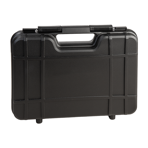 Pistolenkoffer aus Polypropylen, PistKof 31x21x6,5 NS Schw