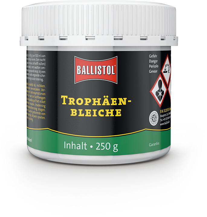 Ballistol Trophäenbleiche, Ansicht 2