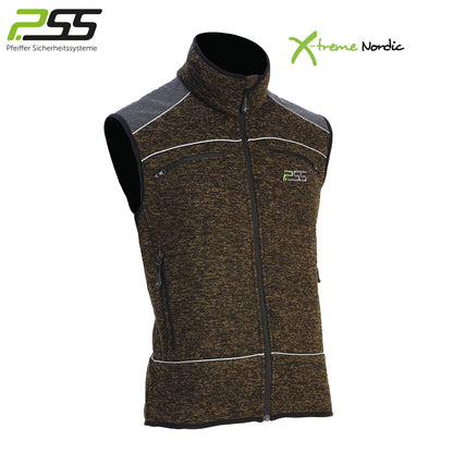 PSS X-treme Nordic Strickweste grün/melange - Hunters World 