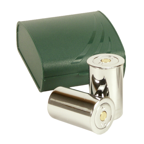 Pufferpatronen, verchromt, 2 Pu-Patr.verchr. Kal.12