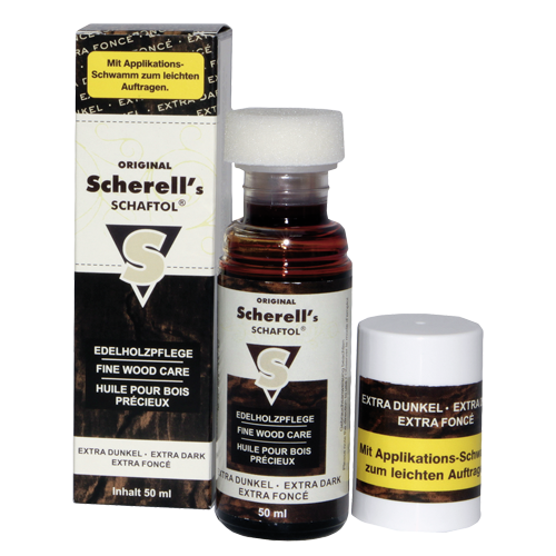 Schaftol-Gewehrschaftöl, 50 ml Flasche, dunkel, 50 dunkel, Ansicht 2