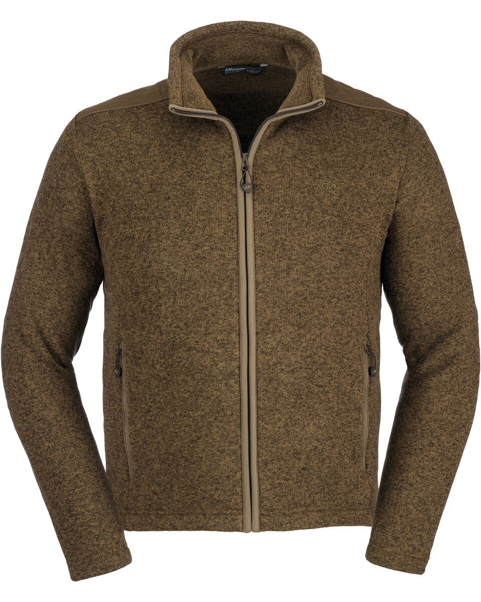 Blaser Fleece Jacke Bertram Herren, braun