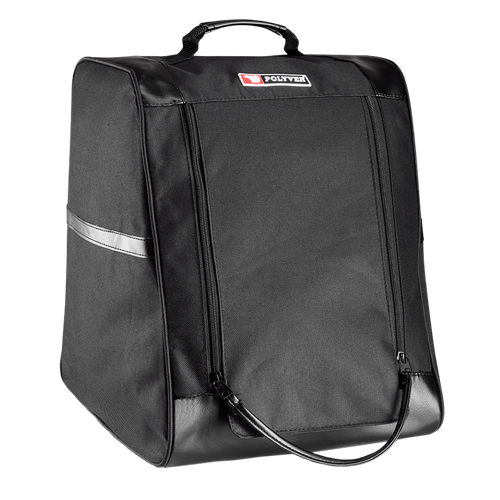 Stiefeltasche aus Nylon, schwarz 40x30x35