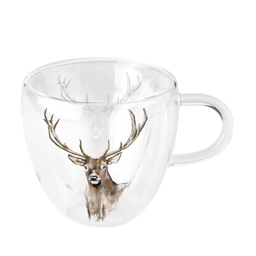 Teeglas Hirsch