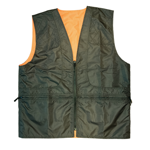 Wende-Jagd- und Treiberweste – Polyester, Wende M