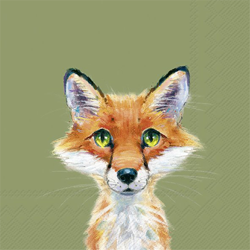 Zelltuchservietten, 20 Stück im Cellopack, Fox Rocco, Fox Rocco